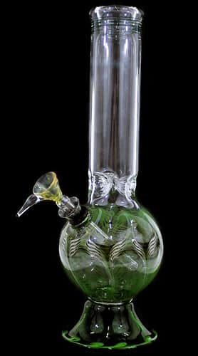 11" Color Art Bubble Stand US Made Water Pipe