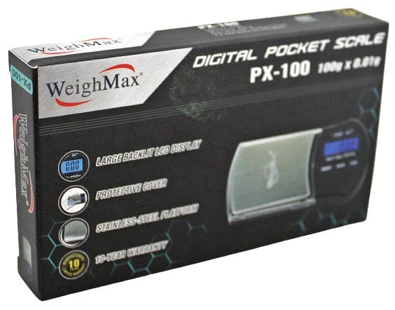 Weighmax 100g x 0.01 Digital Pocket Scale PX100 - Image 3