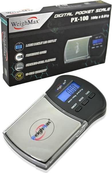 Weighmax 100g x 0.01 Digital Pocket Scale PX100