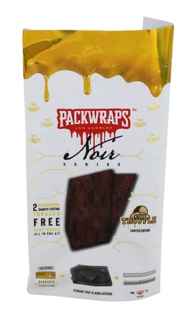Packwraps X Twisted Hemp Wraps - Noir Series - White Truffle - Image 3