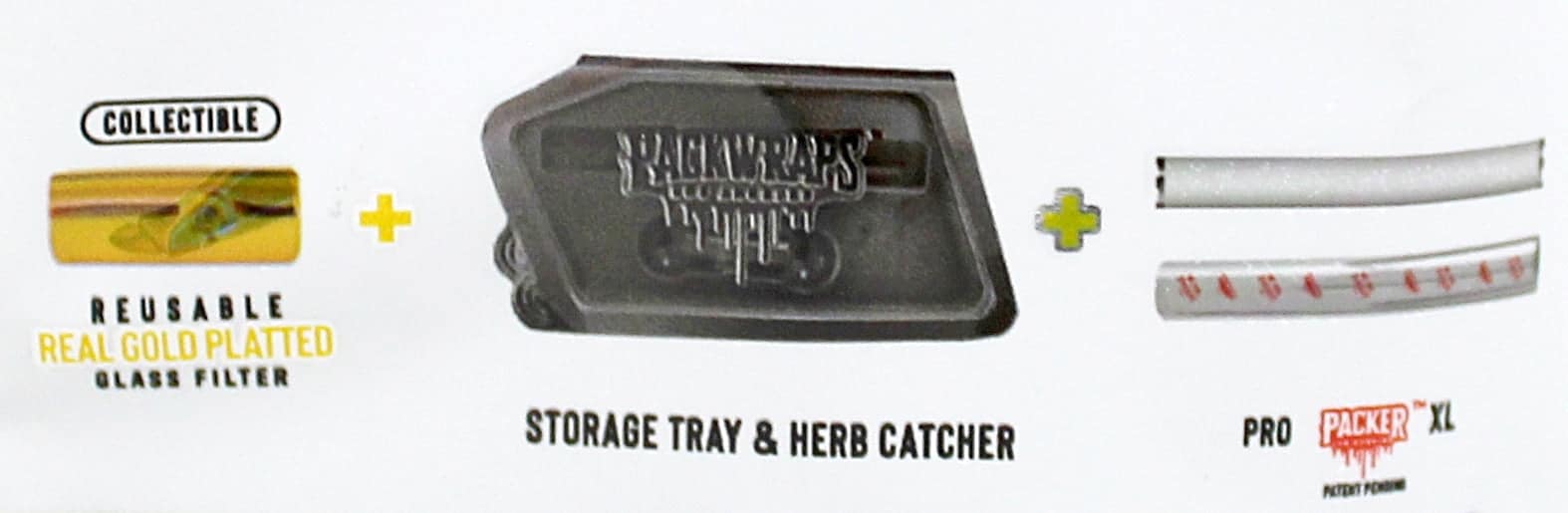 Packwraps X Twisted Hemp Wraps - Noir Series - White Truffle