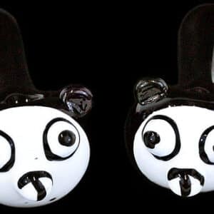 5" Panda Face Hand Pipe