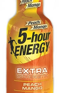 5 Hour Energy Shot - Extra Strength Peach Mango 12pk