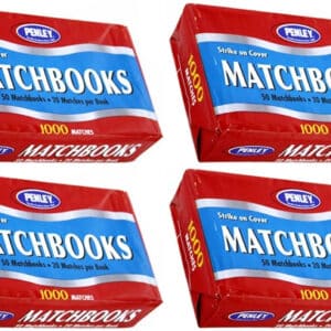 30ct Penley 50pc Matchbooks Matches