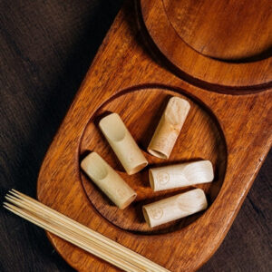 Purple Rose Wooden Tips - Personal 10pk