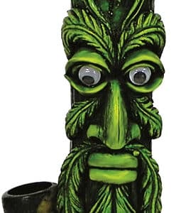 Pichincha Hand Crafted Medium Hand Pipe - Leaf Stump Man