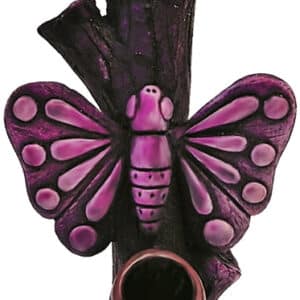Pichincha Hand Crafted Medium Hand Pipe - Butterfly