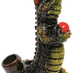 Pichincha Hand Crafted Medium Hand Pipe - Gator