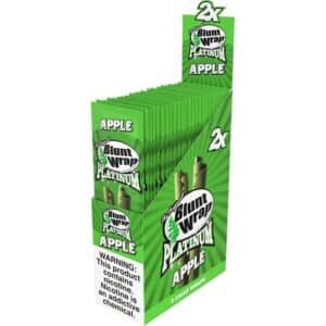 Double Platinum Original Blunt Wraps - Apple