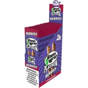 Double Platinum Original Blunt Wraps - Berries
