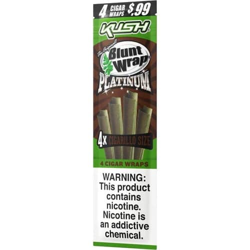 Blunt Wrap Platinum Cigarillo Wraps - Kush