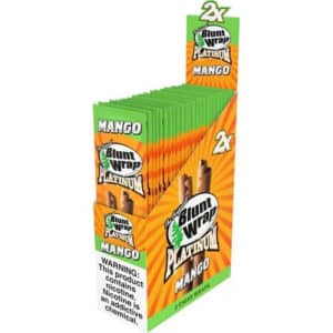 Double Platinum Original Blunt Wraps - Mango
