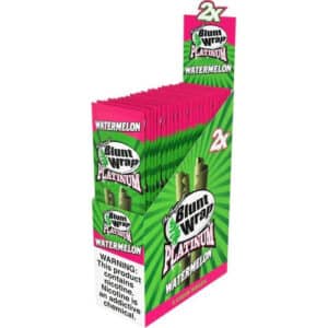 Double Platinum Original Blunt Wraps - Watermelon