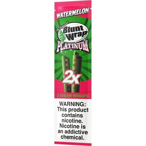 Double Platinum Original Blunt Wraps - Watermelon