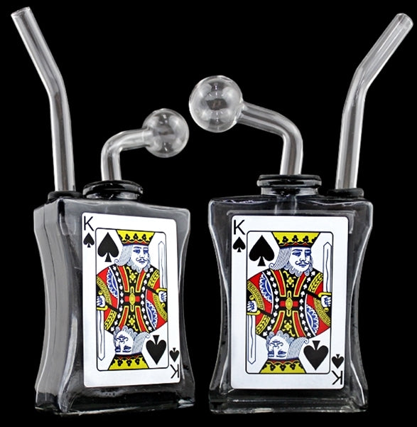 5" Poker Card Oil Burner Bubbler Assortment