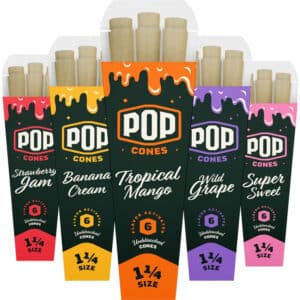Pop Cones - Unbleached - Variety Pack - 1 1/4 Size 25pk