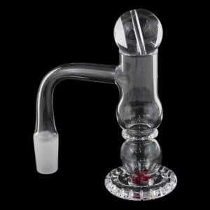 Round Belly Terp Blender Banger w/ Marble and Pearl Set