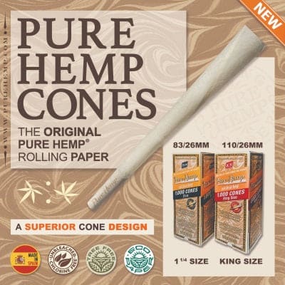 Pure Hemp Unbleached Pre-Rolled Bulk Cones 1000ct - Image 4