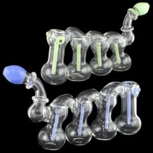 12" Quadruple Chamber Bubbler Water Pipe
