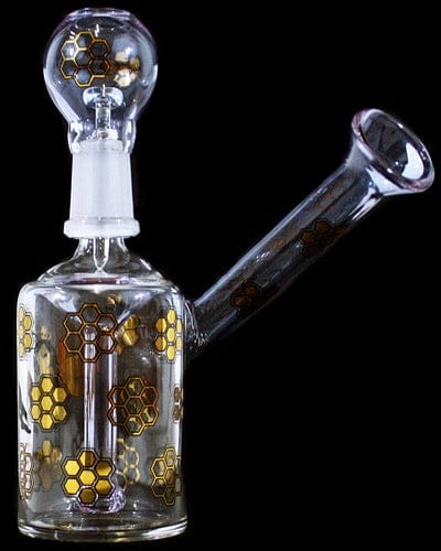 6" Queen Bee Side Car 14mm Oil Rig Water Pipe