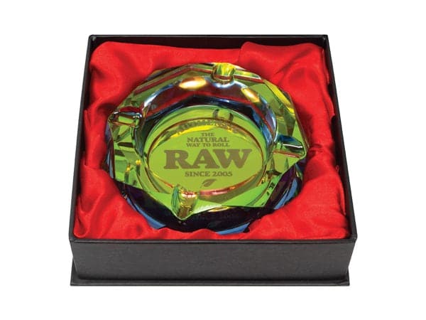 RAW Prism Glass Ashtray - Rainbow