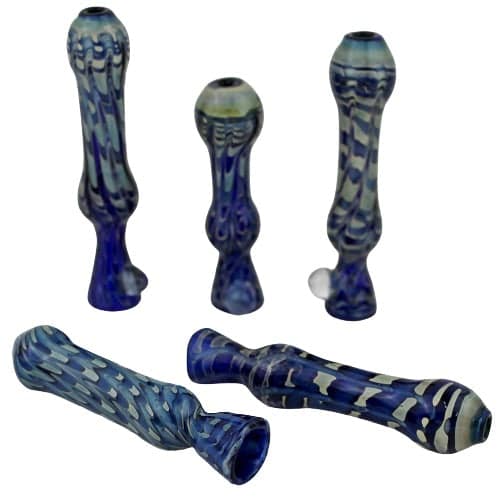10ct 3" Raked Marble Chillum Assortment