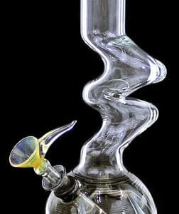 10" Double Zong US Made Raked Water Pipe