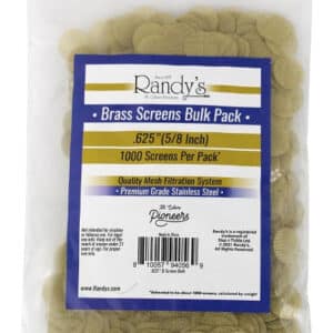 Randys Brass Screens Bulk 1000pk - .625"