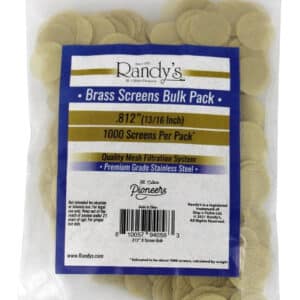 Randys Brass Screens Bulk 1000pk - .812"