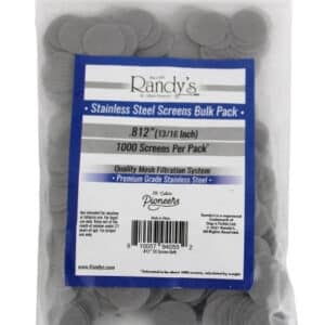 Randys Stainless Steel Screens Bulk 1000pk - .812"