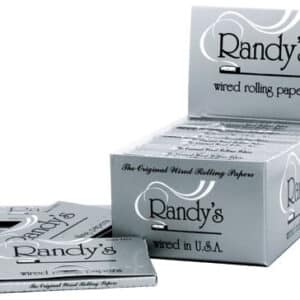 Randys Wired Rolling Papers - 1 1-4 Silver