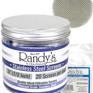 Randys Stainless Steel Screens Jar 36pk - .5"