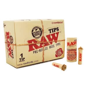 Raw Pre-Rolled Rose Tips 6pk