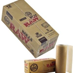 Raw Classic Papers 3 Meter Rolls - King Size Wide