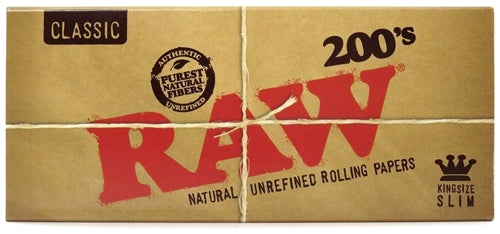 Raw Classic Rolling Paper - King Size Slim 200s
