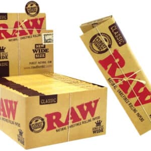 Raw Classic Rolling Paper - King Size WIDE Size 50pk