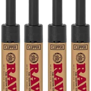 Raw Clipper Mini Tube Lighters 24pk
