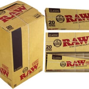 Raw Classic Pre-Rolled Cones 1 1-4 12pk