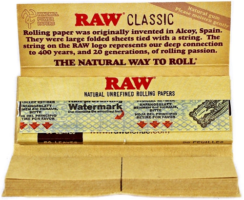 Raw Classic Connoisseur - 1 1-4 with Tips