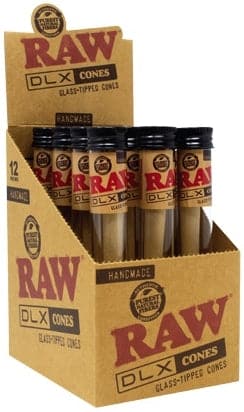 Raw DLX - Glass Tipped Cones 12pk - Image 3