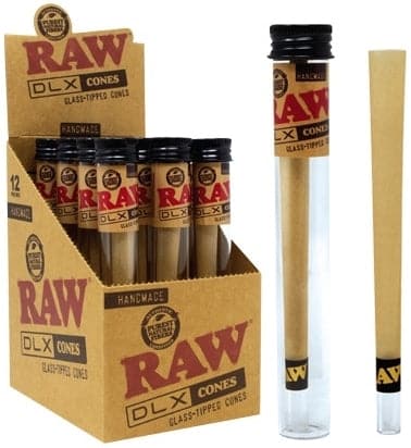 Raw DLX - Glass Tipped Cones 12pk - Image 4