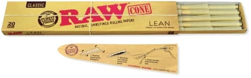 RAW Classic Cones 12pk - Lean