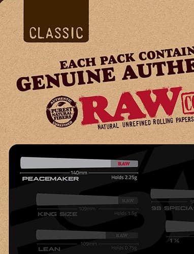 RAW Peacemaker Pre-rolled Cones 16pk - Image 3