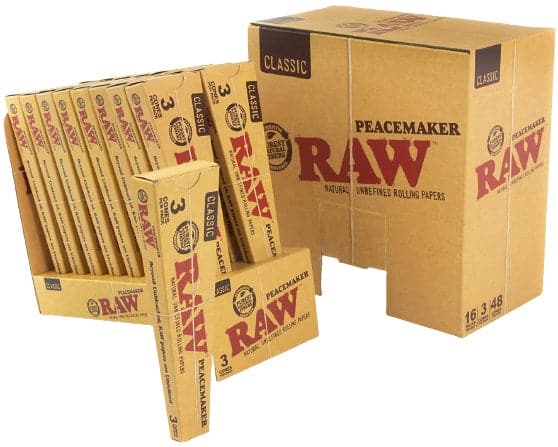 RAW Peacemaker Pre-rolled Cones 16pk