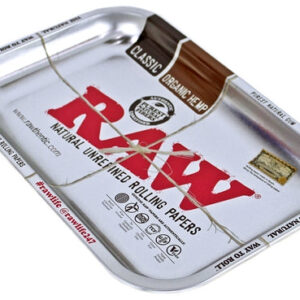 Raw Rolling Tray Metal Silver - Small