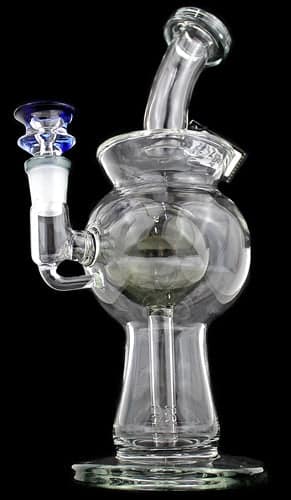 9" Double Bubble Chamber Curve Water Pipe