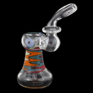 7" Reversal Art Marble Ring Bubbler