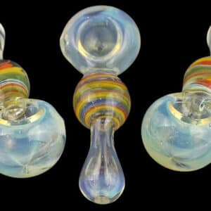 5ct 4" Strip Bubble Fuming Spoon Hand Pipe