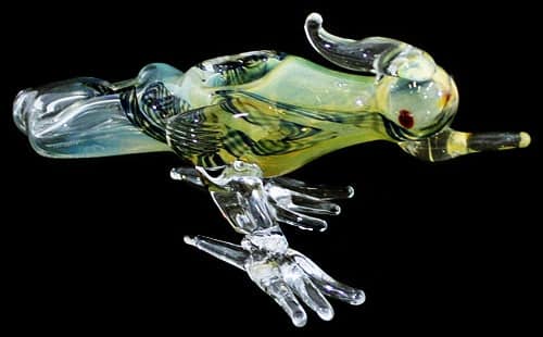 6" Road Runner Fuming Animal Pipe
