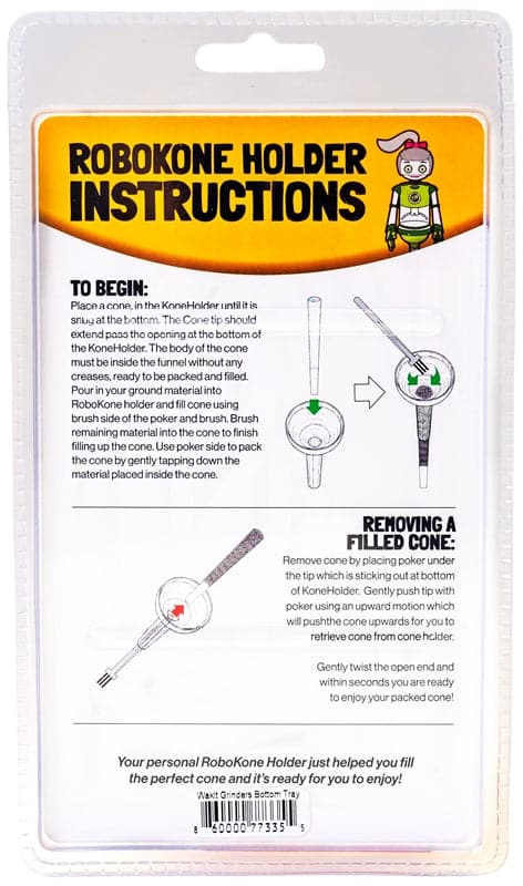Robokone Cone Holder with Poker Brush